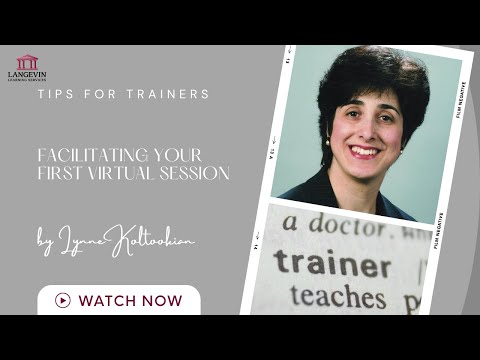 Facilitating your First Virtual Session